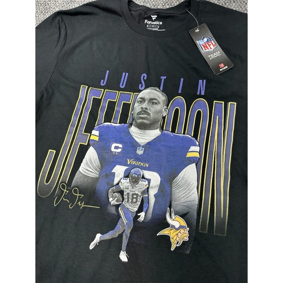 Fanatics Other - Justin Jefferson Minnesota Vikings Men's Medium Graphic T-Shirt Fanatics NFL New